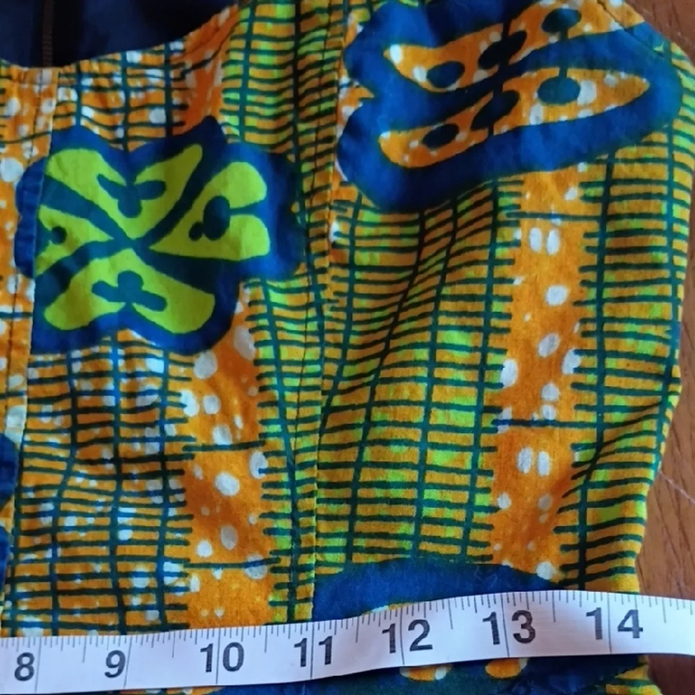 Zachary's Smile  Dress in Green and Blue. Size 8. Art To Wear. - Picture 11 of 12